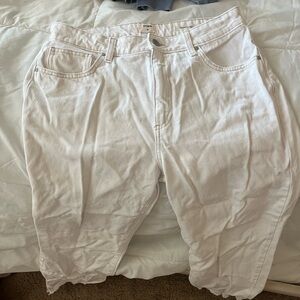 Cotton On Cream Straight Jeans